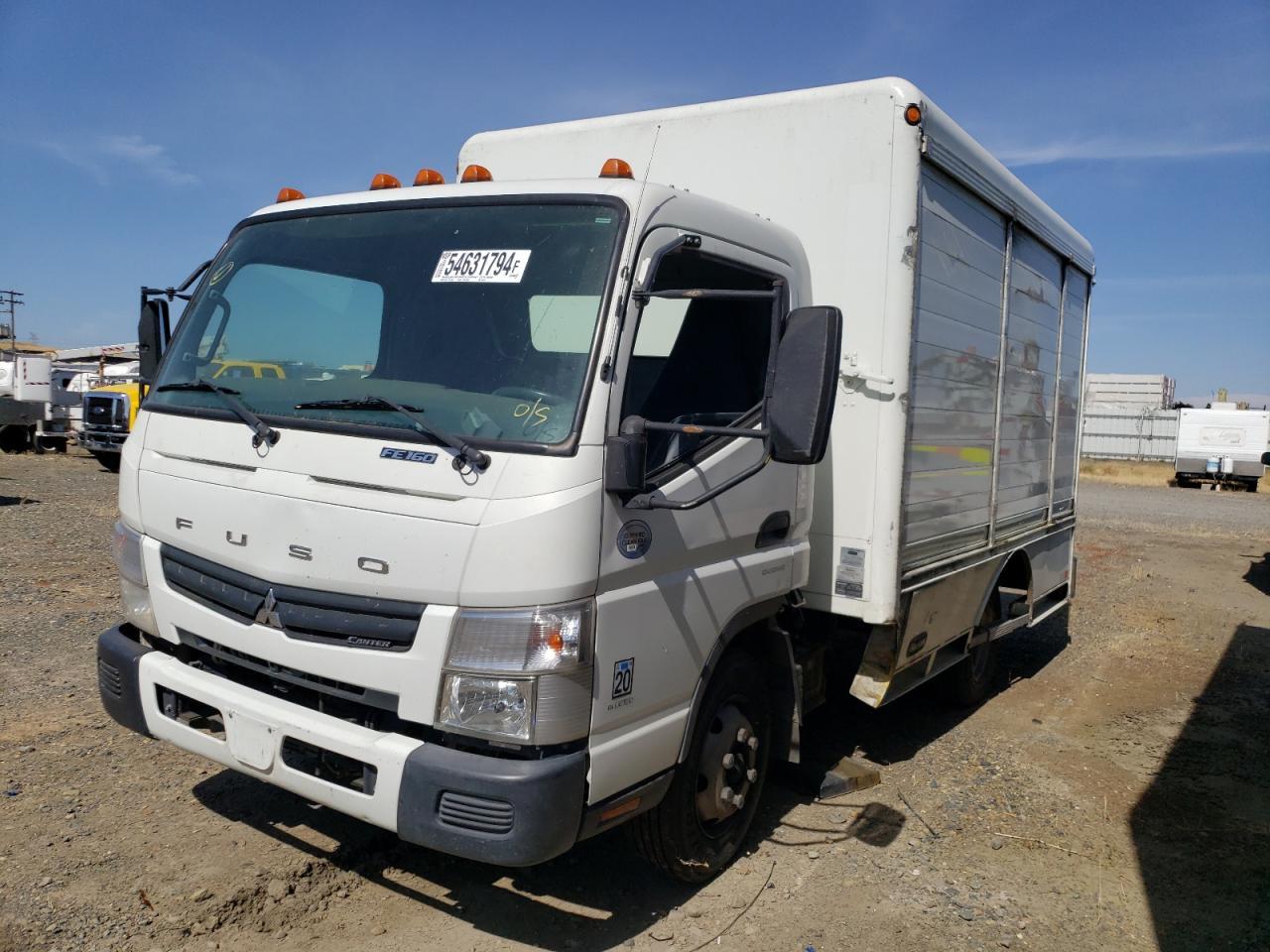 MITSUBISHI FUSO TRUCK OF FE FEC72S 2015 white  diesel JL6BNE1A6FK016819 photo #1