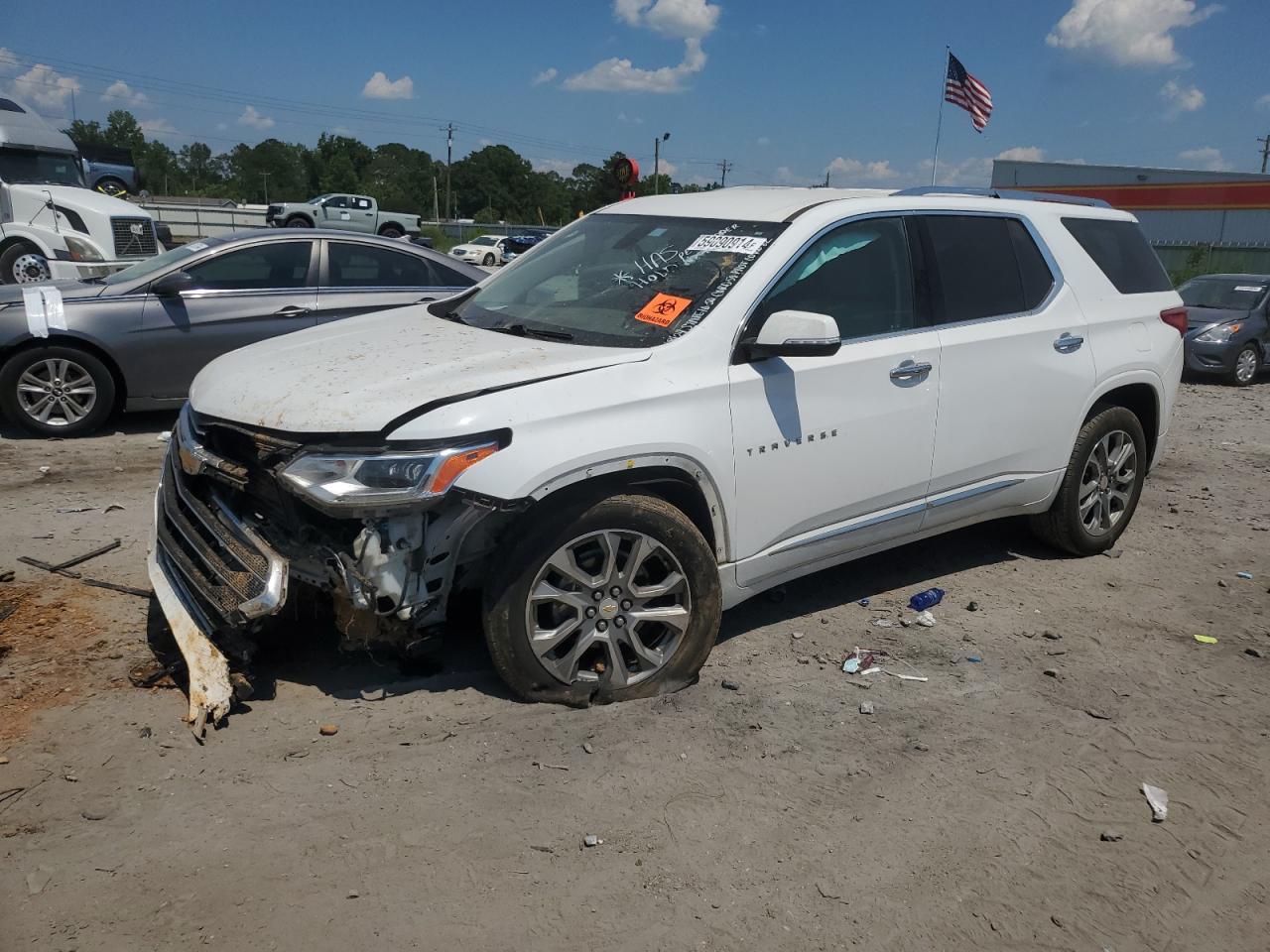 CHEVROLET TRAVERSE P 2019 white  gas 1GNERKKWXKJ264453 photo #1