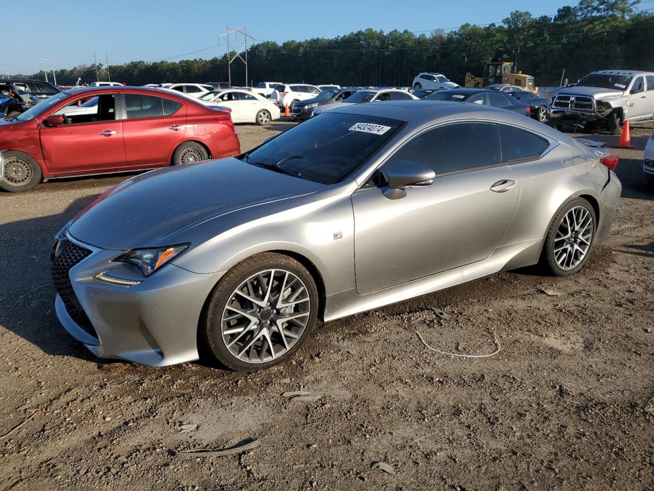 LEXUS RC 200T 2016 gray coupe gas JTHHA5BC4G5001815 photo #1