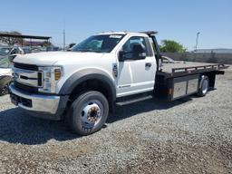 FORD F550 SUPER 2018 white  diesel 1FDUF5GT7JEB32203 photo #3