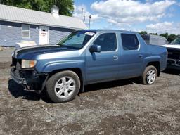 HONDA RIDGELINE 2006 blue  gas 2HJYK16586H555204 photo #2