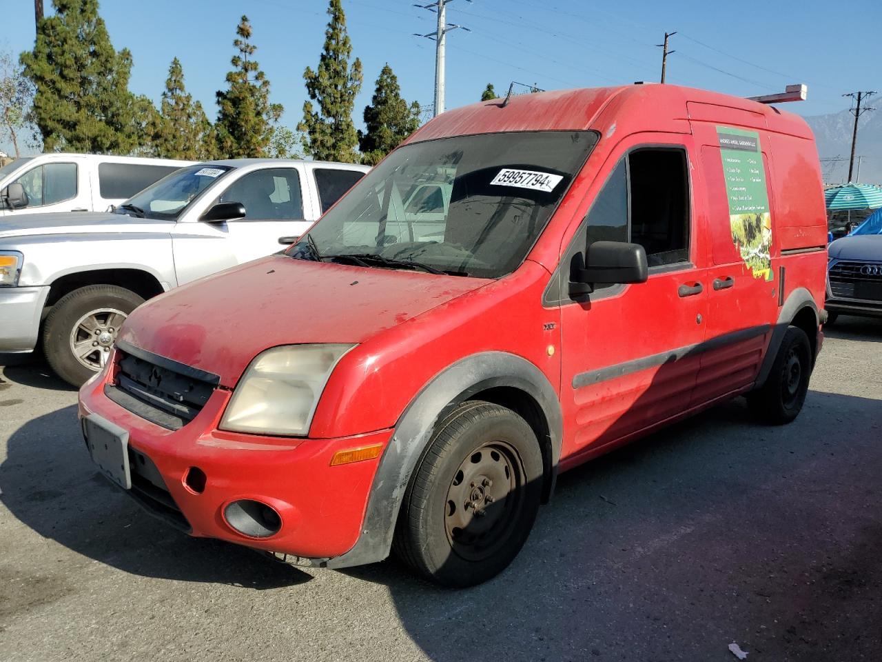 FORD TRANSIT CO 2010 red cargo va gas NM0LS7DN9AT030228 photo #1