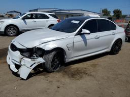 BMW M3 2018 white  gas WBS8M9C58J5J78500 photo #2