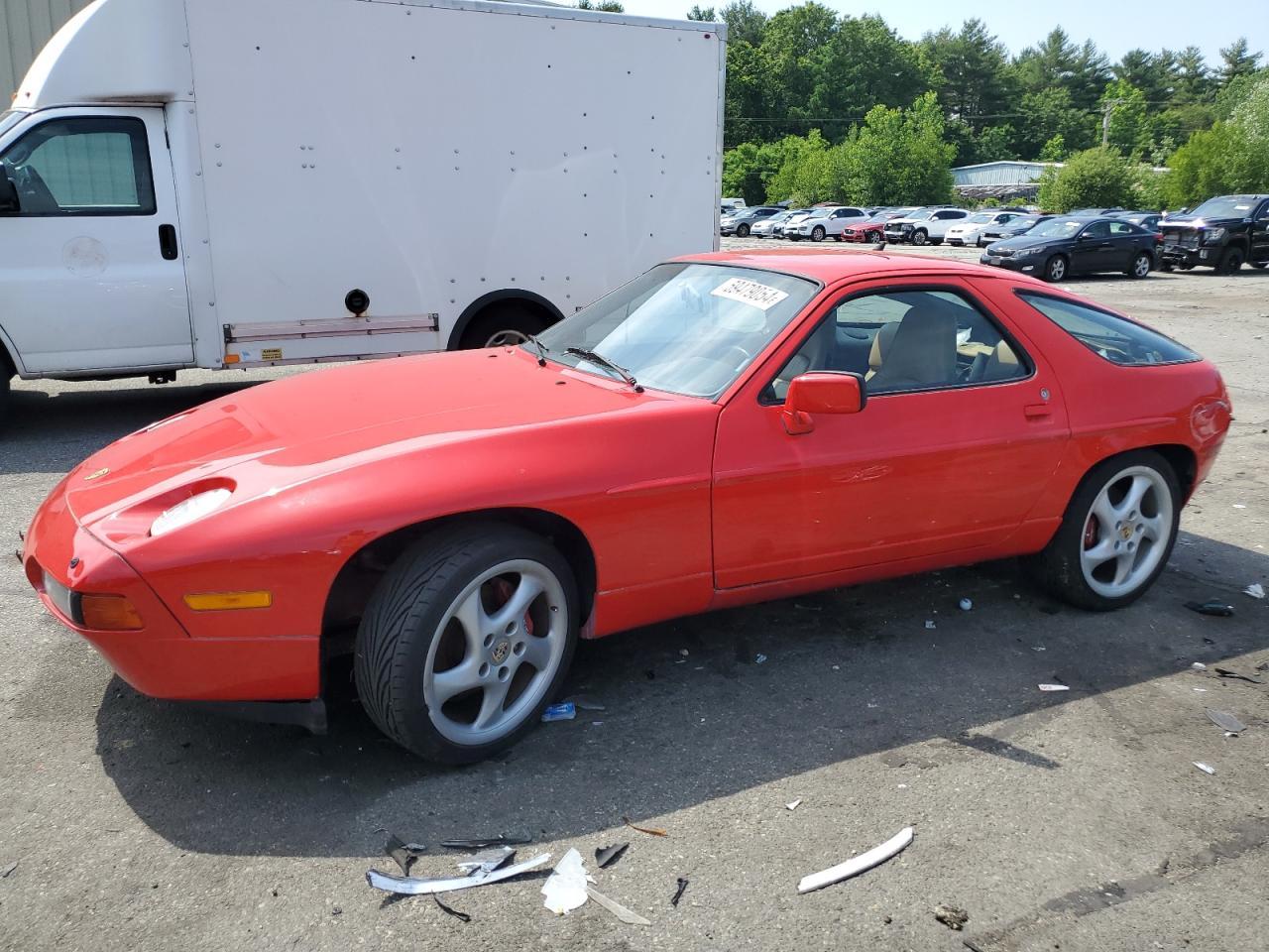 PORSCHE 928 S-4 1990 red coupe gas WP0JB2921LS860447 photo #1