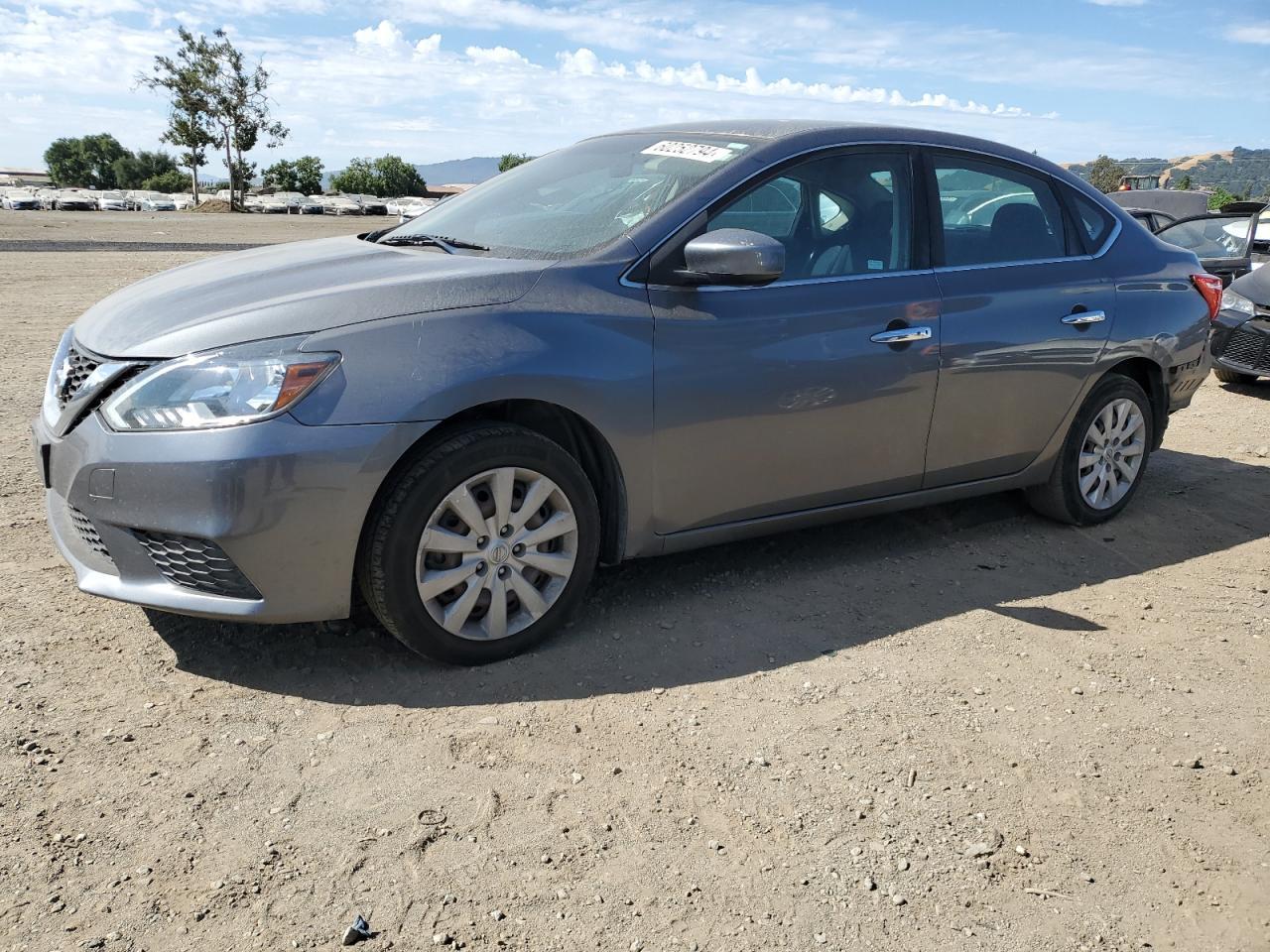 NISSAN SENTRA S 2017 gray  gas 3N1AB7AP1HL674436 photo #1