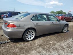 BMW 745 LI 2004 gold  gas WBAGN63584DS55274 photo #4