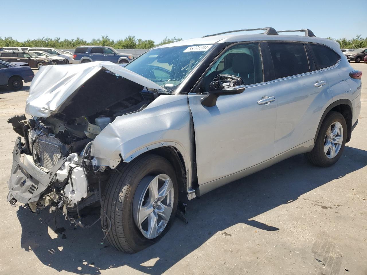 TOYOTA HIGHLANDER 2024 silver  gas 5TDKDRAH8RS053254 photo #1