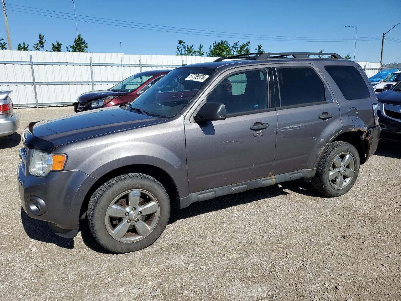 FORD ESCAPE XLT 2011 gray  flexible fuel 1FMCU9DG4BKA94268 photo #1