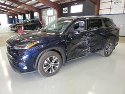 TOYOTA HIGHLANDER 2021 blue  gas 5TDHZRBHXMS080474 photo #2