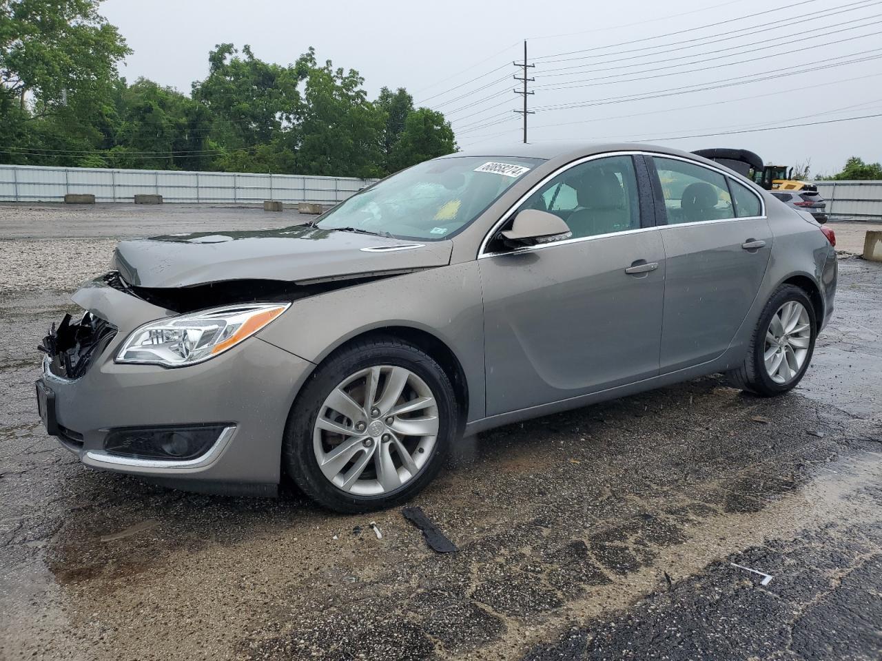 BUICK REGAL PREM 2017 gray  gas 2G4GR5GX5H9126484 photo #1