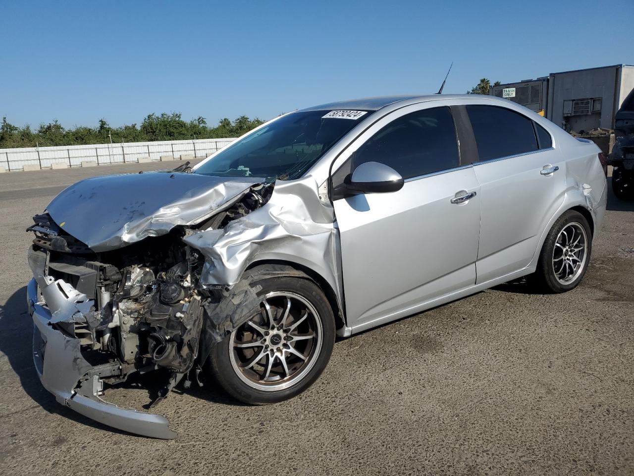 CHEVROLET SONIC LTZ 2014 silver  gas 1G1JE5SG0E4123514 photo #1