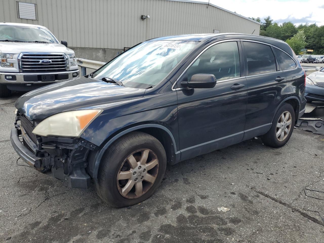 HONDA CR-V EX 2009 black 4dr spor gas JHLRE48509C002670 photo #1