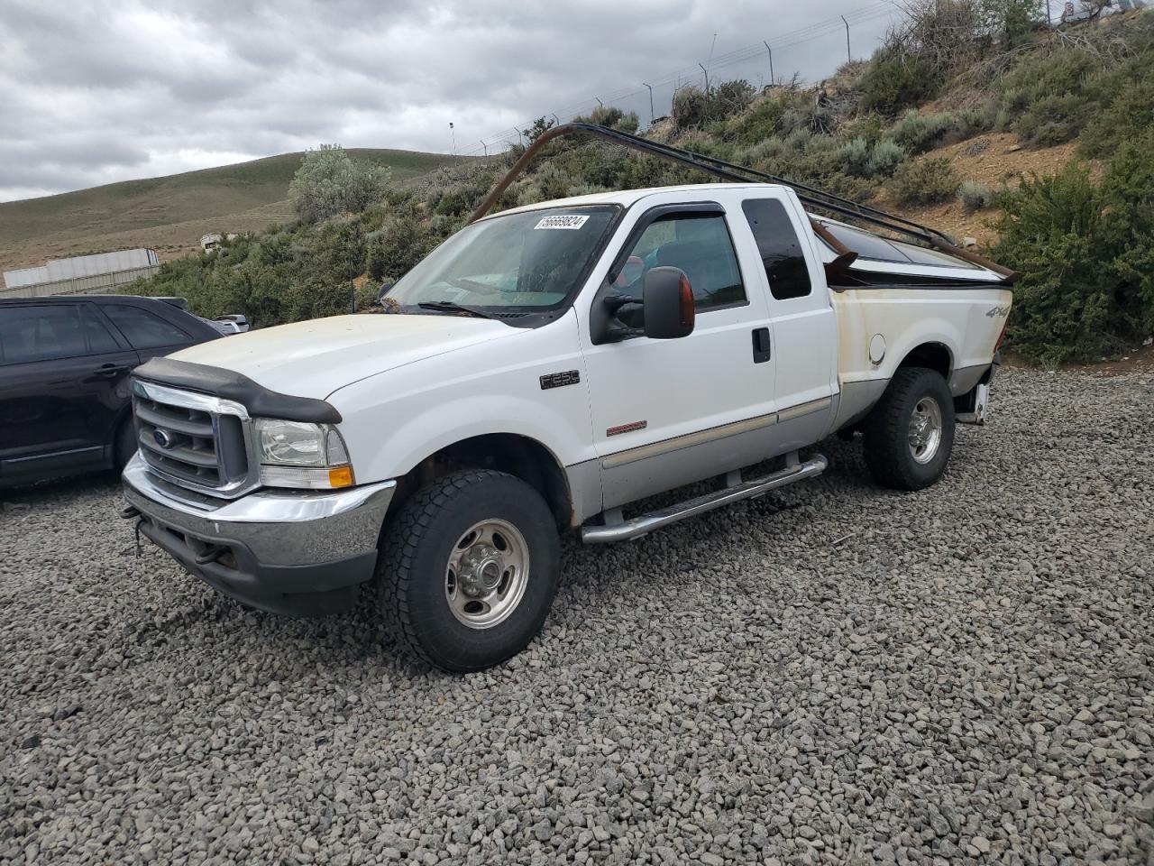 FORD F250 SUPER 2003 white  diesel 1FTNX21P63ED61975 photo #1