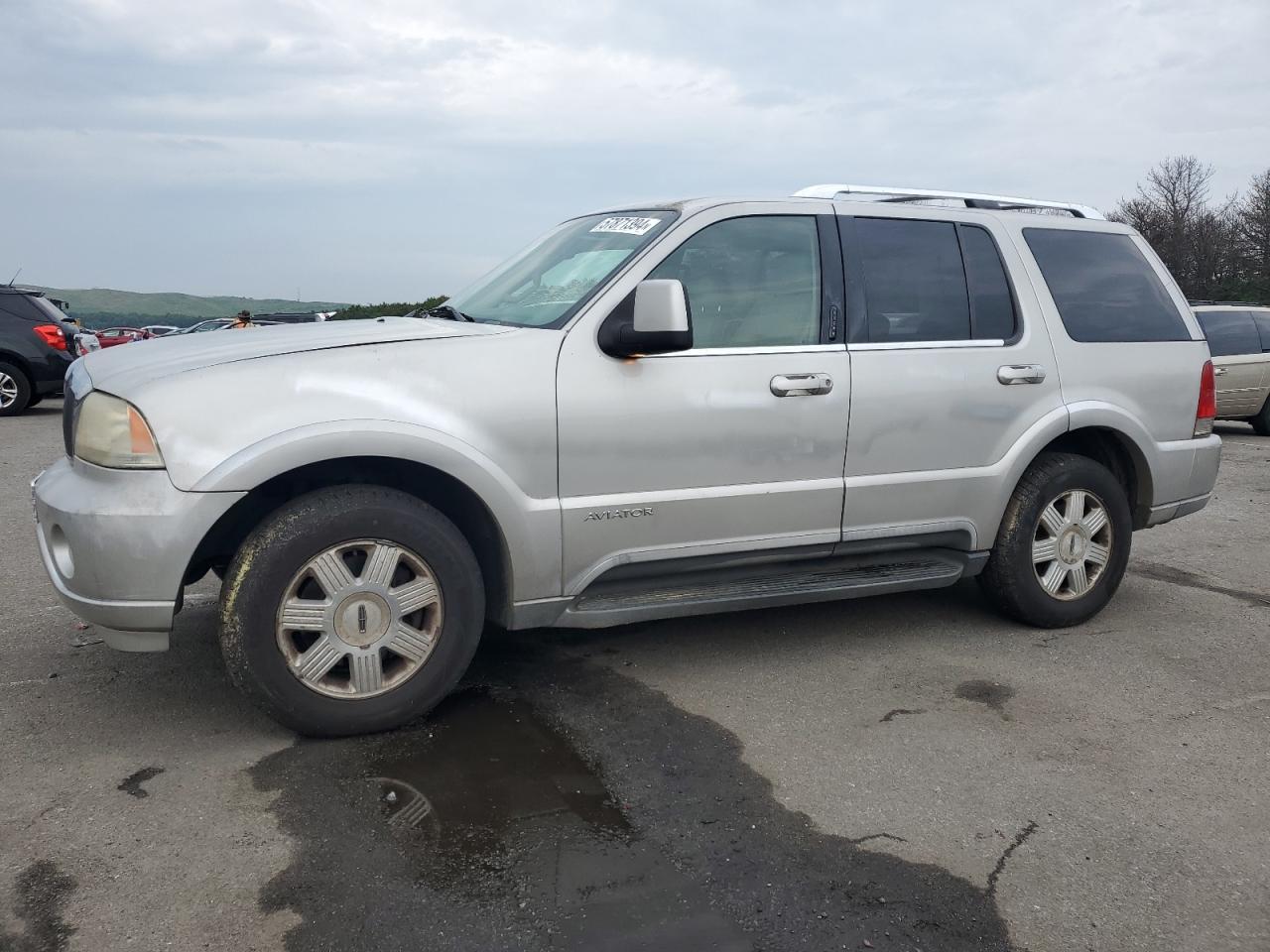 LINCOLN AVIATOR 2003 silver 4dr spor gas 5LMEU78H13ZJ01733 photo #1