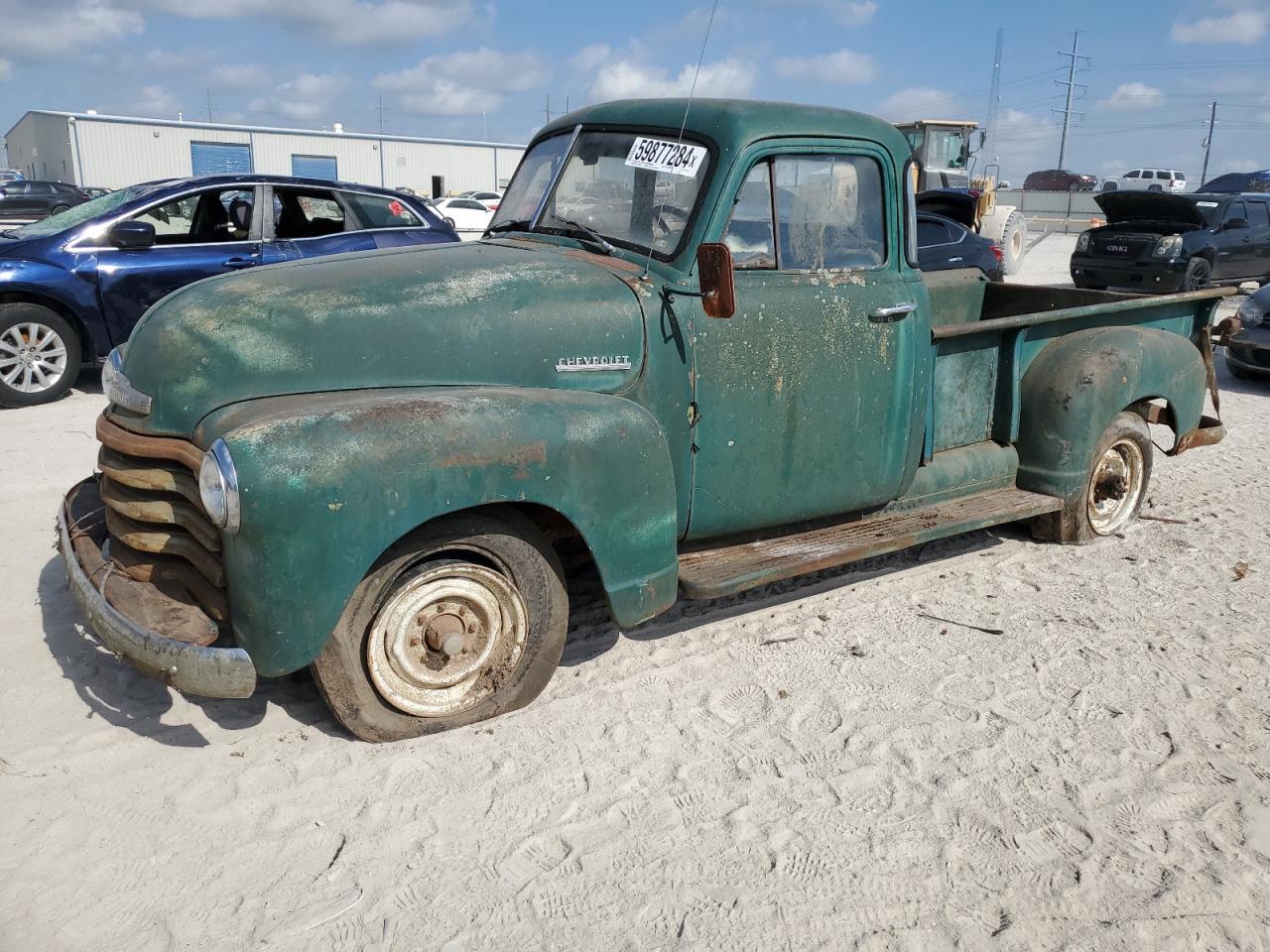 CHEVROLET TRUCK 1951 green   AJCA7431151951 photo #1