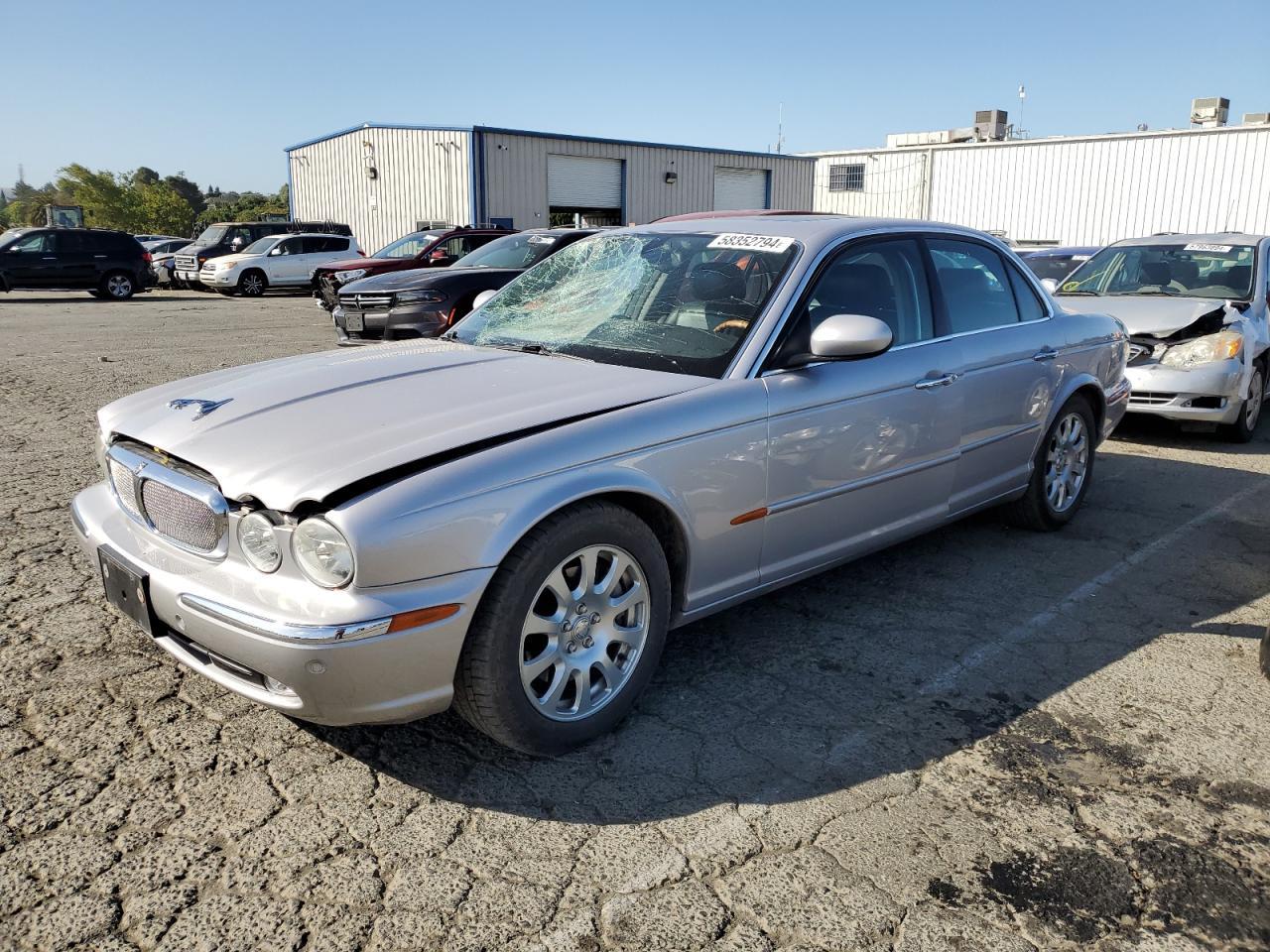 JAGUAR XJ8 2004 silver sedan 4d gas SAJWA71C24SG17875 photo #1