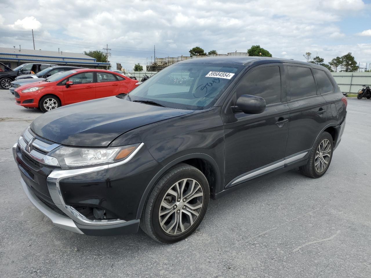 MITSUBISHI OUTLANDER 2018 black  gas JA4AZ3A37JZ052253 photo #1