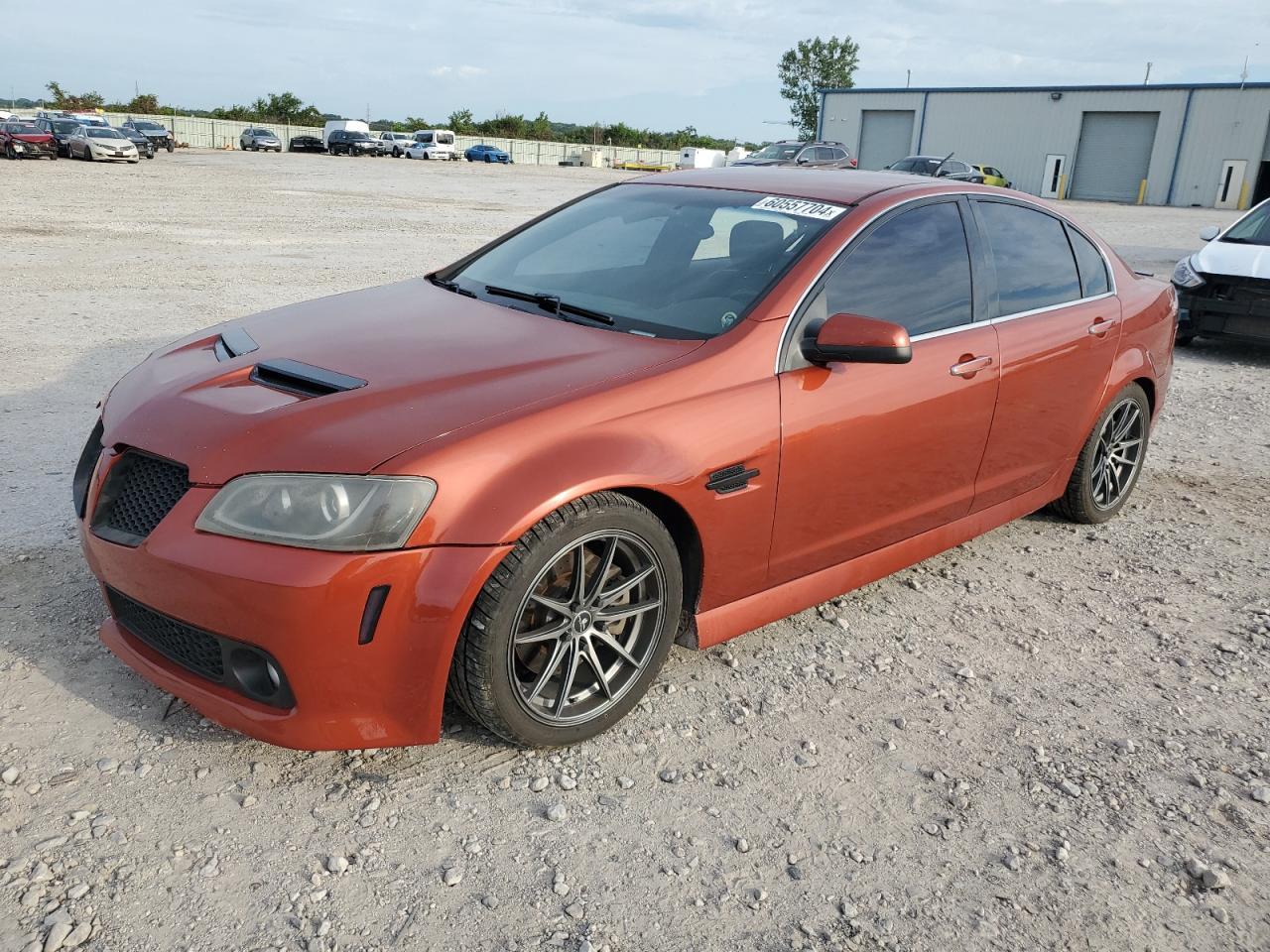 PONTIAC G8 GT 2008 orange  gas 6G2EC57Y68L139931 photo #1