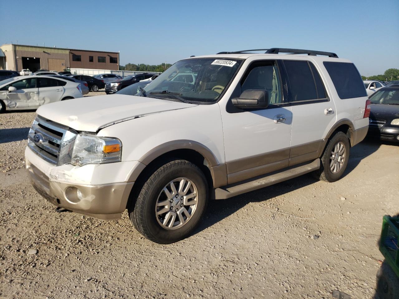 FORD EXPEDITION 2012 white 4dr spor flexible fuel 1FMJU1J56CEF41775 photo #1