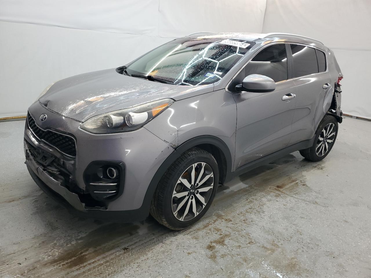 KIA SPORTAGE E 2017 gray  gas KNDPN3AC4H7261144 photo #1