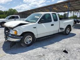 FORD F150 2003 white  gas 1FTRX07253KC99715 photo #2