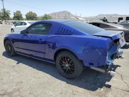 FORD MUSTANG 2014 blue coupe gas 1ZVBP8AM7E5317009 photo #3