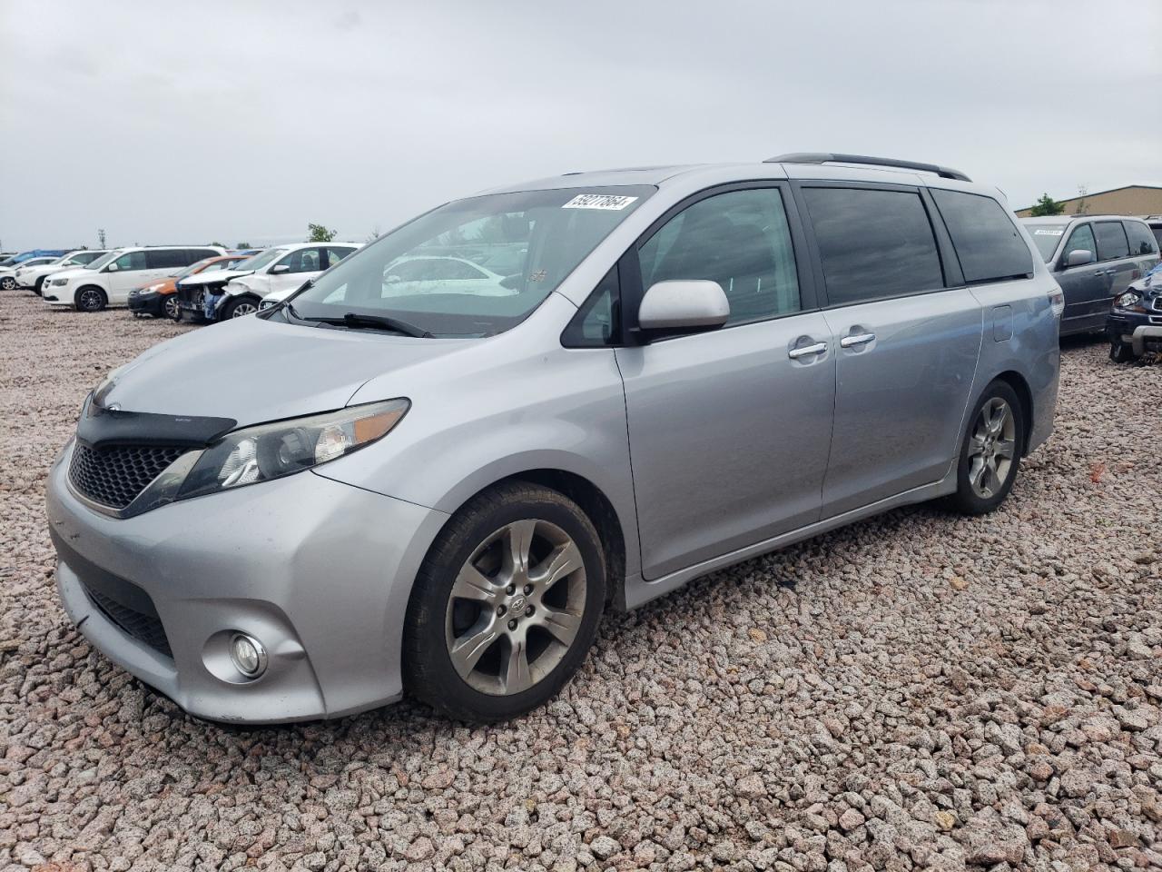 TOYOTA SIENNA SPO 2013 silver  gas 5TDXK3DC3DS304473 photo #1