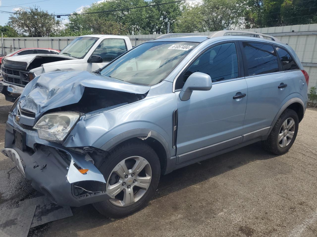 CHEVROLET CAPTIVA LS 2014 blue  flexible fuel 3GNAL2EKXES532557 photo #1