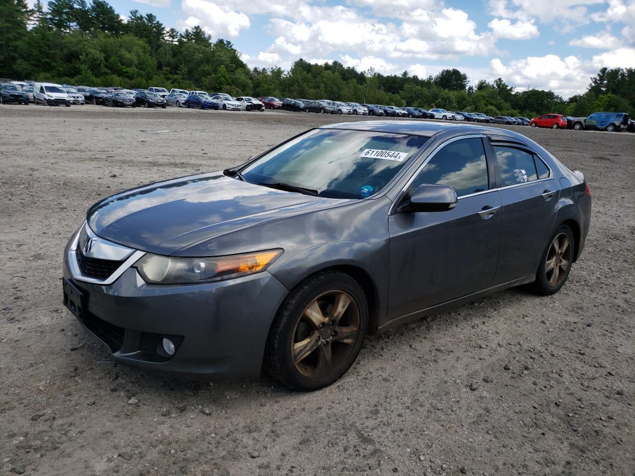 ACURA TSX 2010 gray sedan 4d gas JH4CU2F69AC036969 photo #1