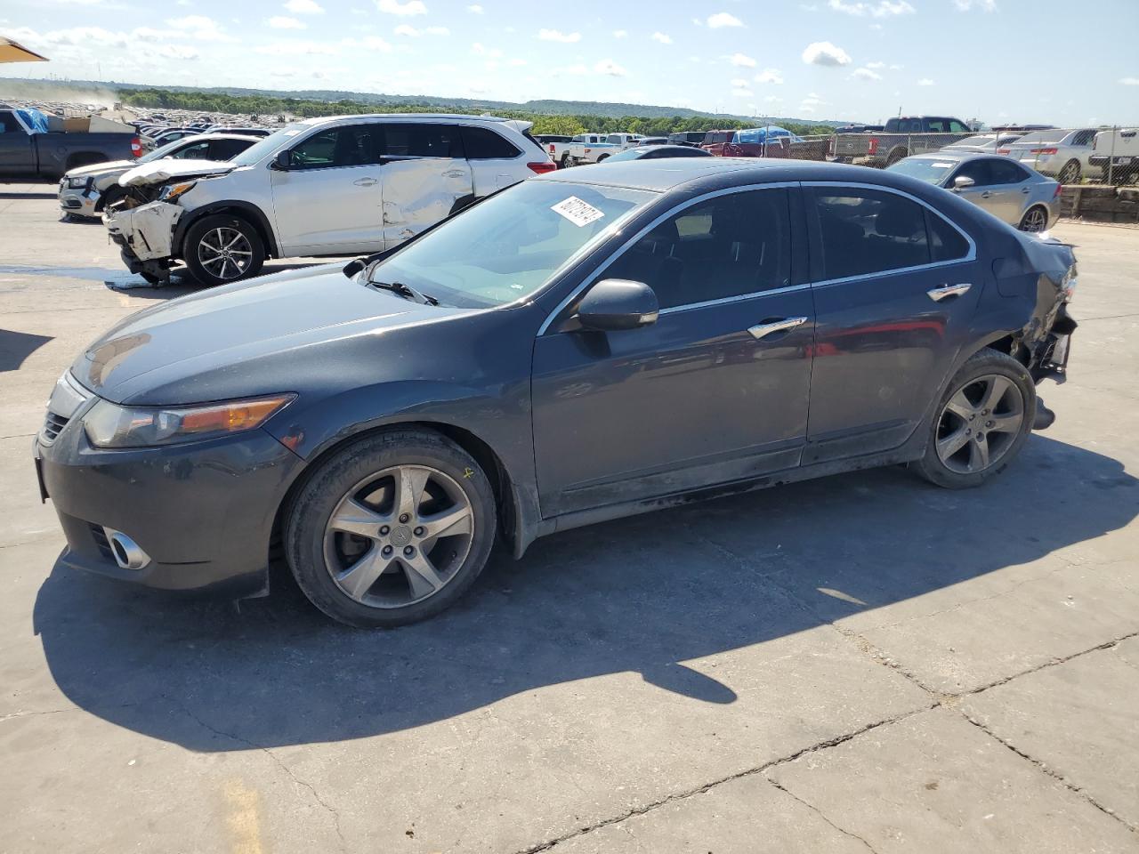 ACURA TSX 2011 gray  gas JH4CU2F63BC012068 photo #1