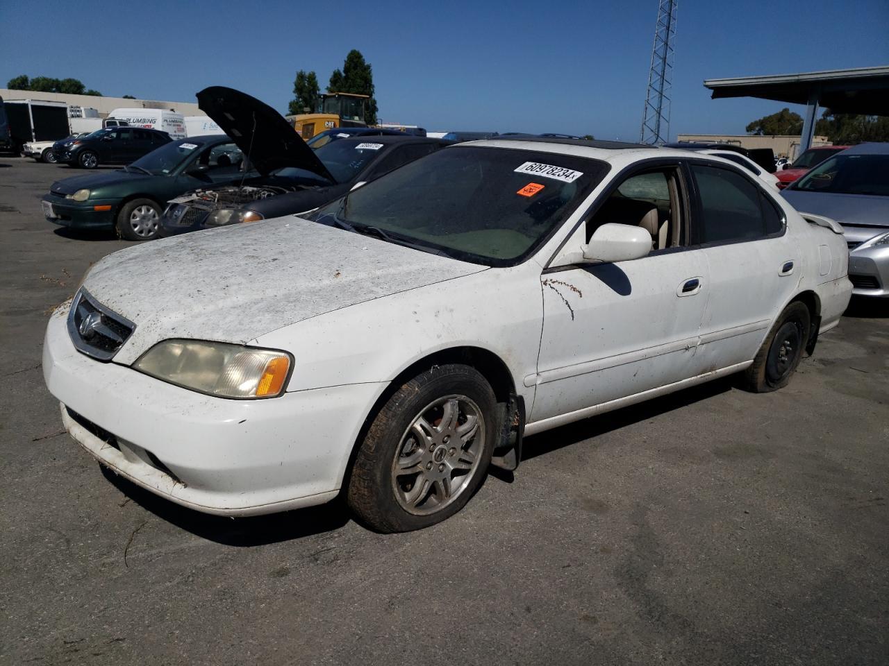 ACURA 3.2TL 2001 white sedan 4d gas 19UUA56681A019397 photo #1