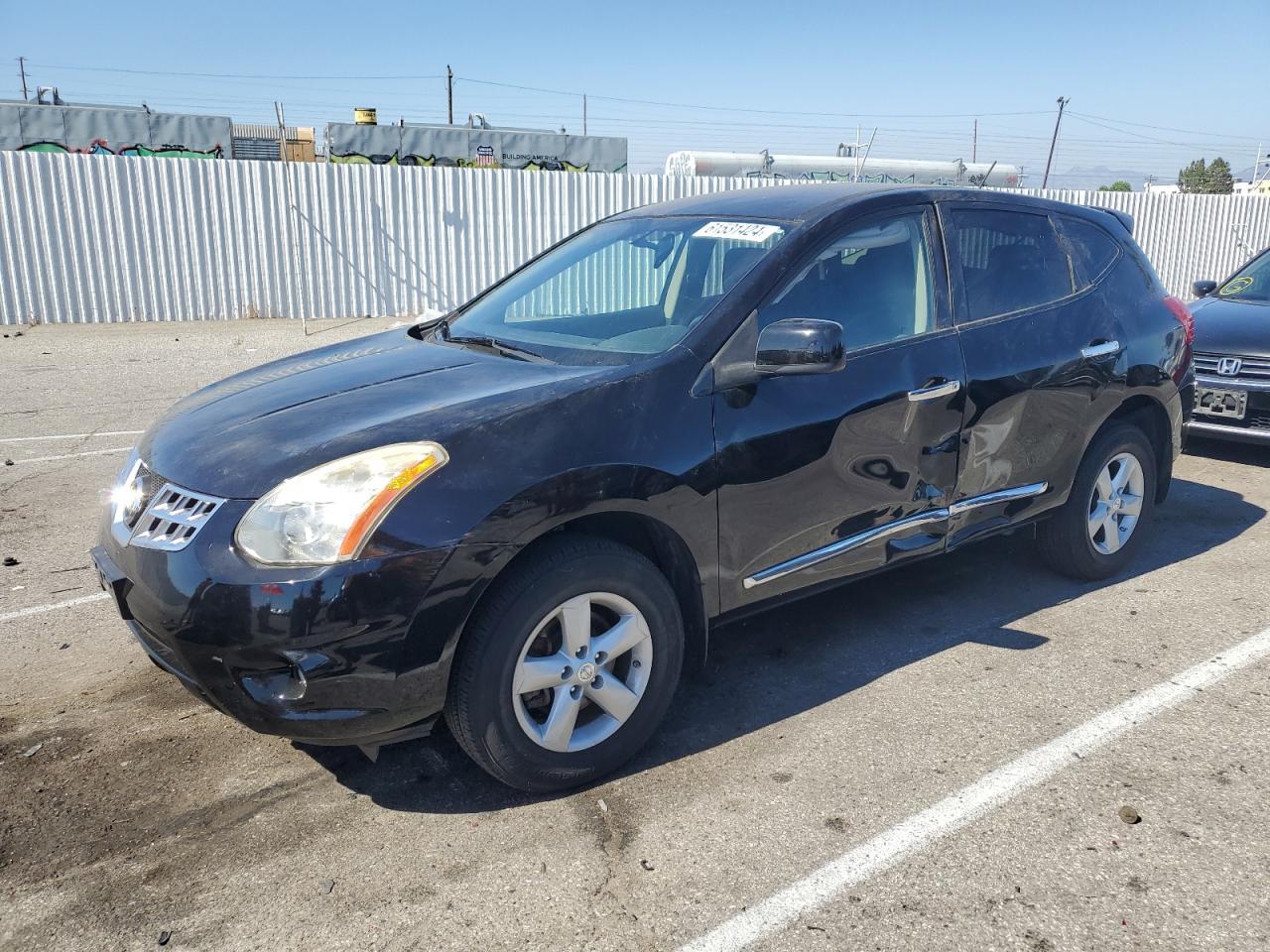 NISSAN ROGUE S 2013 black 4dr spor gas JN8AS5MT1DW542649 photo #1