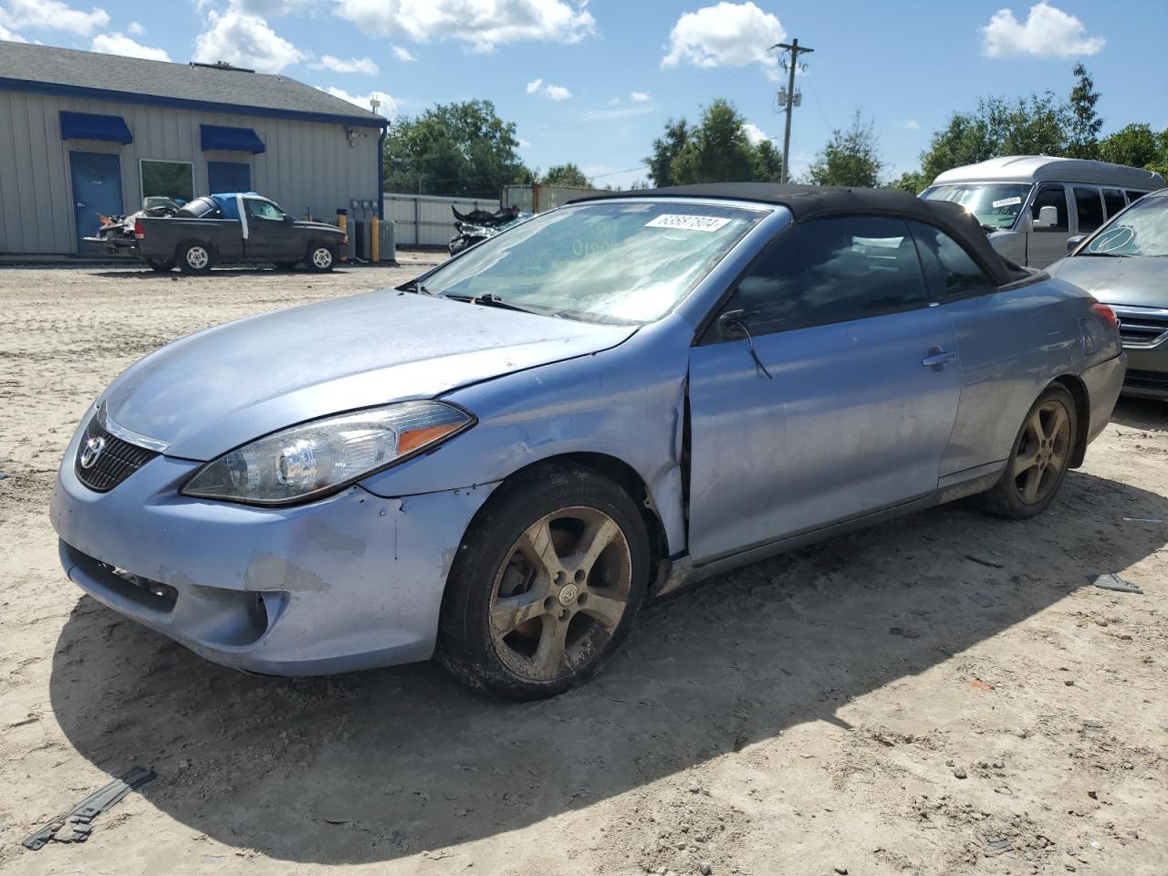 TOYOTA CAMRY SOLA 2006 blue converti gas 4T1FA38P36U091448 photo #1