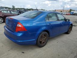 FORD FUSION SE 2011 blue sedan 4d gas 3FAHP0HA8BR315150 photo #4