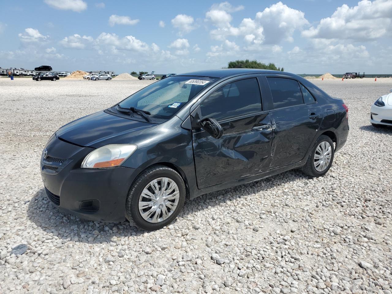 TOYOTA YARIS 2009 charcoal sedan 4d gas JTDBT903591298356 photo #1