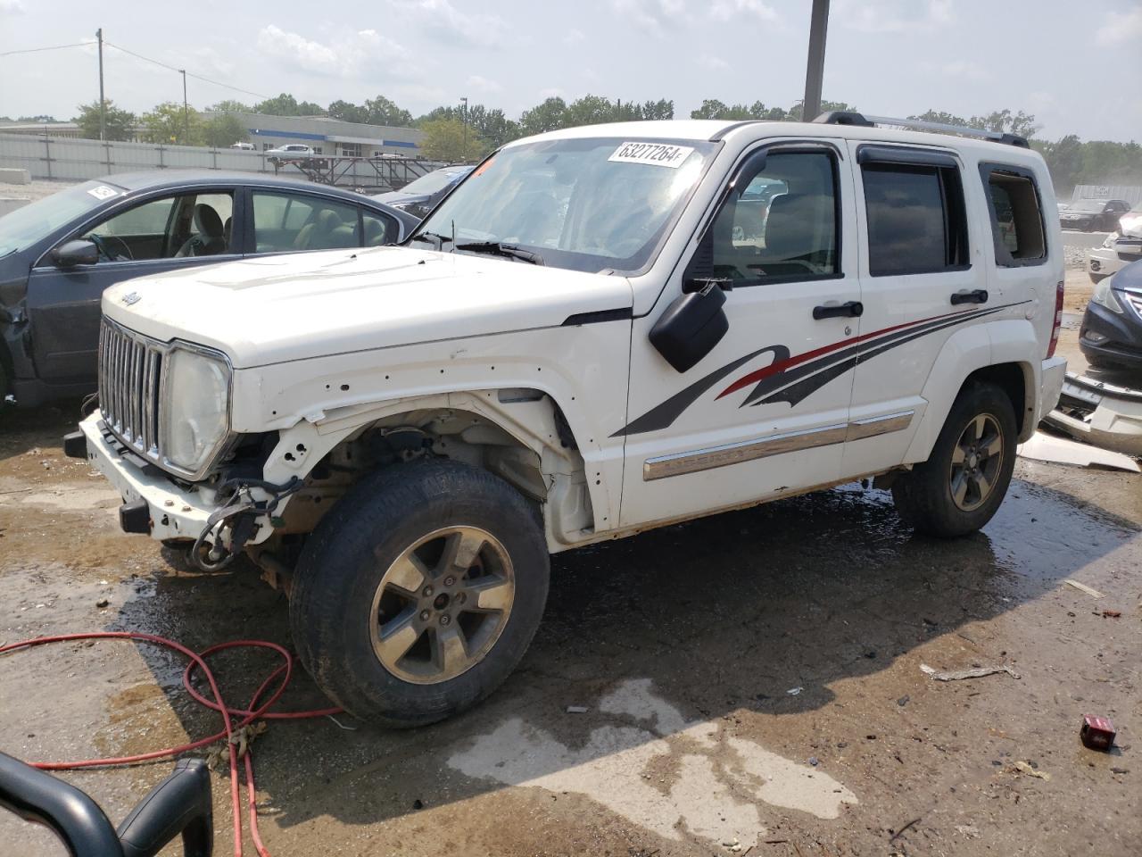 JEEP LIBERTY LI 2008 white  gas 1J8GN58K28W261585 photo #1