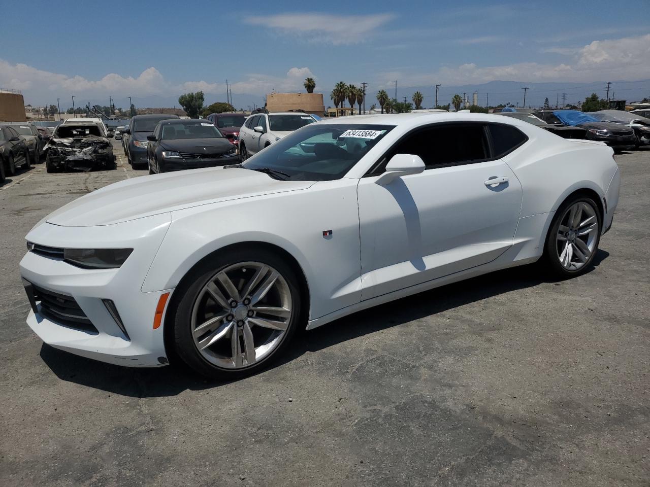 CHEVROLET CAMARO LT 2017 white  gas 1G1FB1RS9H0147968 photo #1