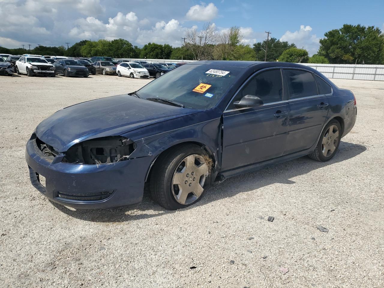 CHEVROLET IMPALA LT 2011 blue  flexible fuel 2G1WG5EK7B1216456 photo #1