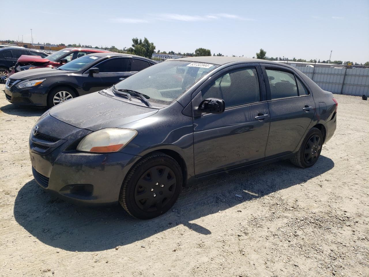 TOYOTA YARIS 2007 black  gas JTDBT923271017561 photo #1