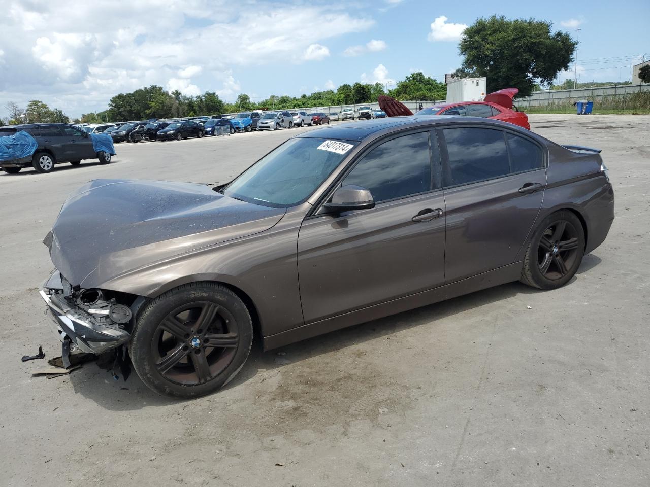 BMW 328 I 2014 gray  gas WBA3A5C5XEF604459 photo #1