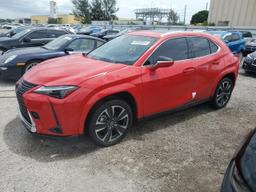 LEXUS UX 250H PR 2023 red  hybrid engine JTHP6JBH1P2156437 photo #2