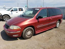 FORD WINDSTAR S 1999 red extended gas 2FMZA5244XBC12826 photo #2