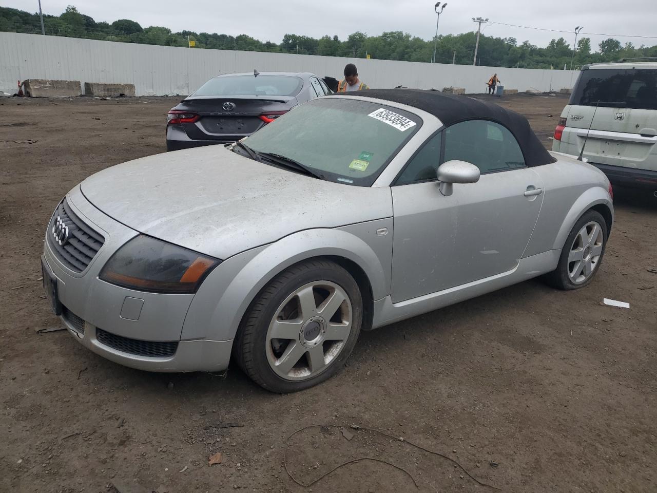 AUDI TT 2001 silver  gas TRUTX28NX11030273 photo #1