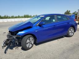 HYUNDAI IONIQ BLUE 2019 blue  hybrid engine KMHC65LC5KU178945 photo #2