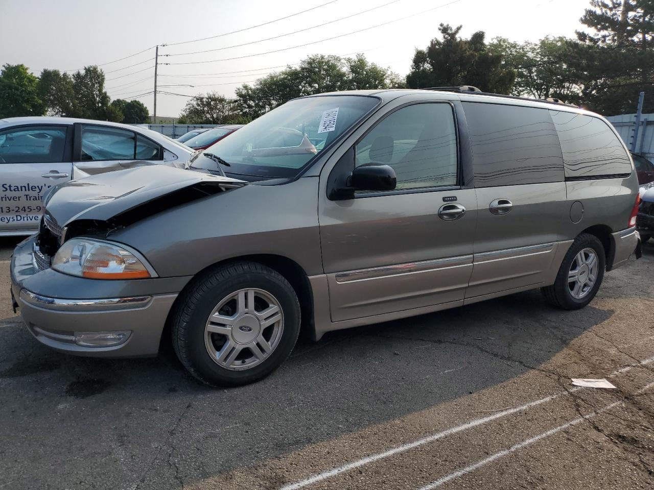 FORD WINDSTAR S 2002 tan  gas 2FMZA53472BA14619 photo #1