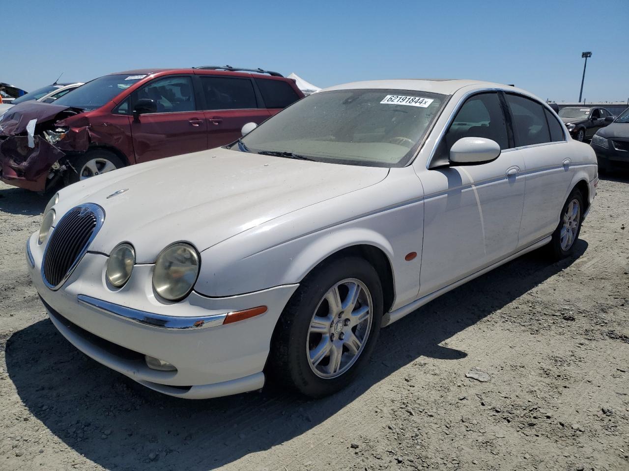 JAGUAR S-TYPE 2003 white  gas SAJEA01T53FM75786 photo #1