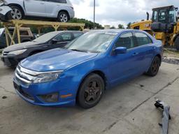 FORD FUSION SE 2011 blue sedan 4d gas 3FAHP0HA8BR315150 photo #2