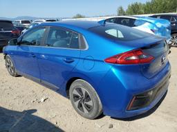 HYUNDAI IONIQ SEL 2018 blue  hybrid engine KMHC75LC7JU094265 photo #3