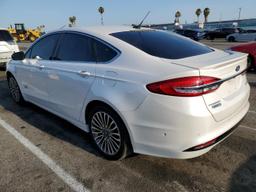 FORD FUSION TIT 2017 white sedan 4d hybrid engine 3FA6P0SU4HR330019 photo #3