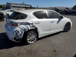 LEXUS CT 200 2012 white  hybrid engine JTHKD5BH8C2059849 photo #4